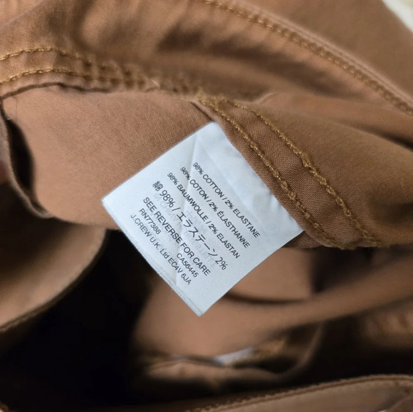 Madewell Women’s Cotton Wide Leg Crop Pants  Rustic Brown Sz25 - Picture 9 of 10